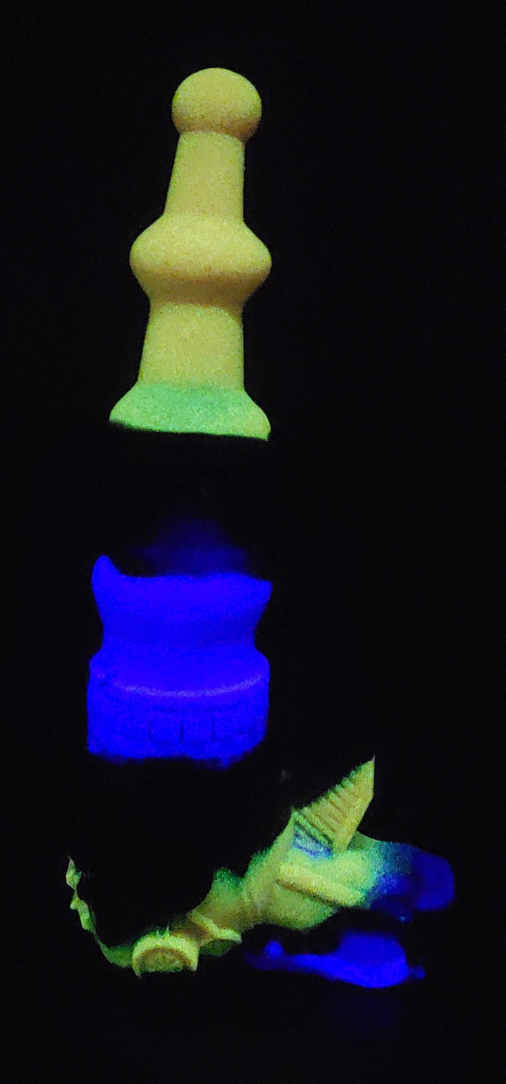 FLOP Raygun - GITD/UV Soft silicone - RG-519