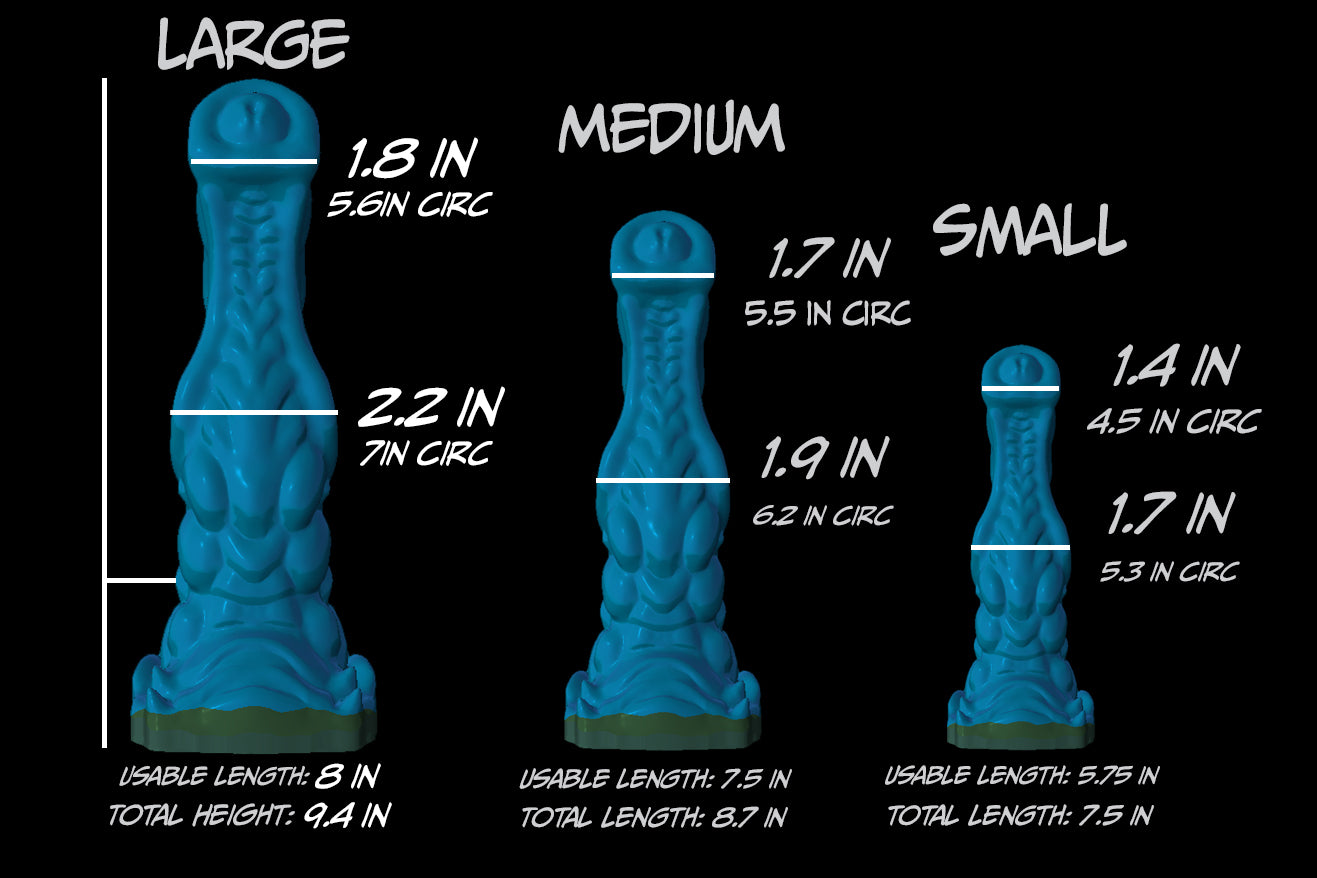 Medium Odonata - GITD/UV Soft silicone - OD-454