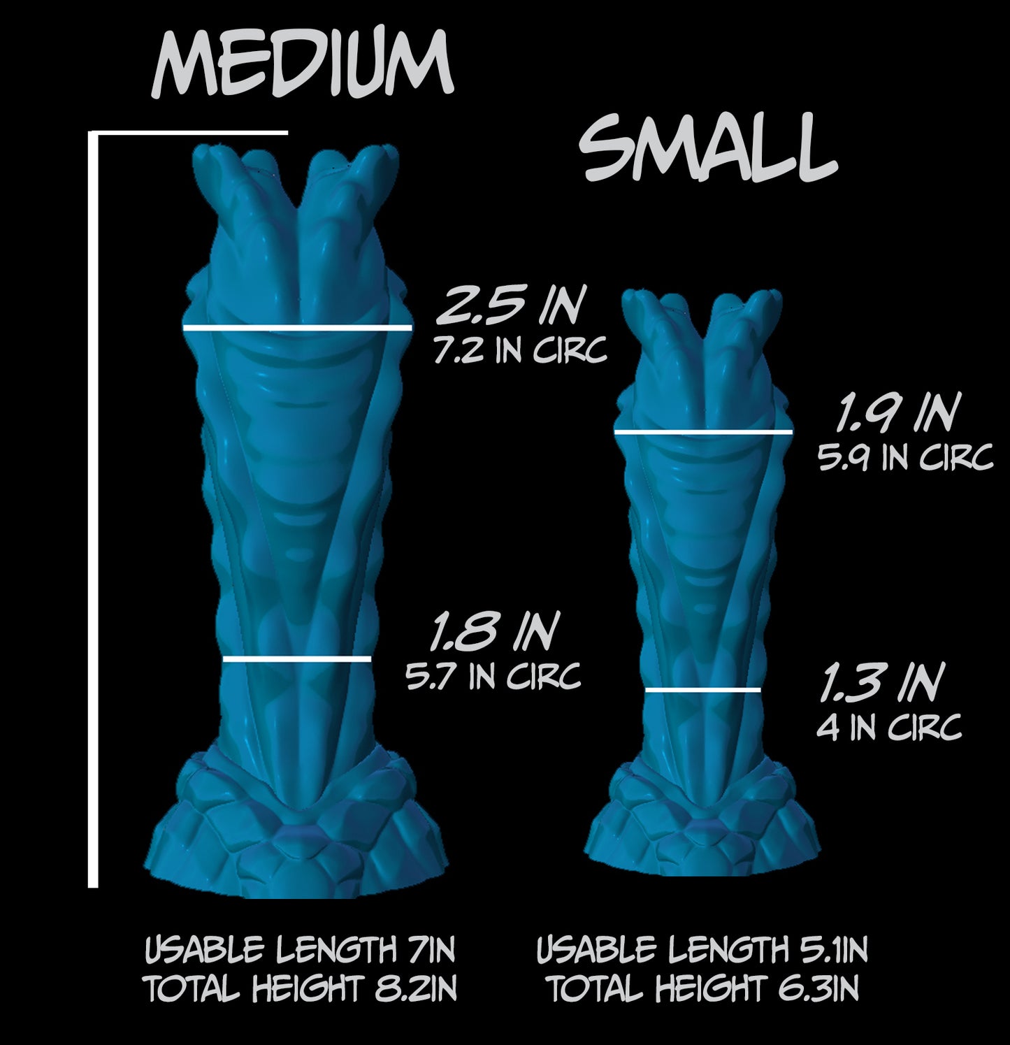 Medium Stheno - GITD Medium silicone - ST-607
