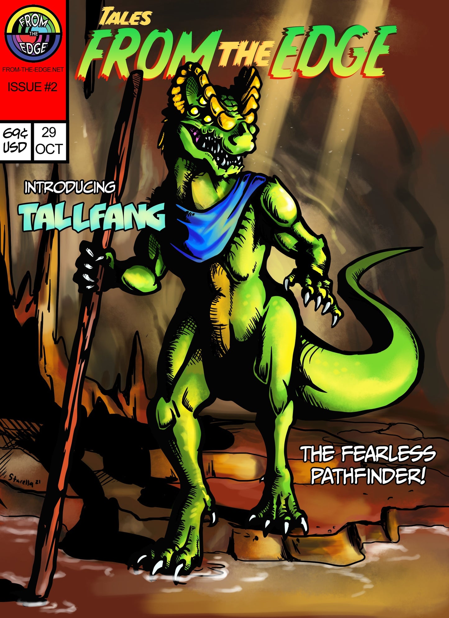 Medium Tallfang - GITD Soft silicone - TF-395