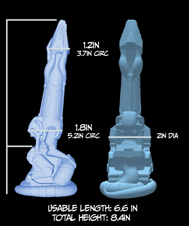 FLOP Small Toxin - GITD Medium silicone - TX-418
