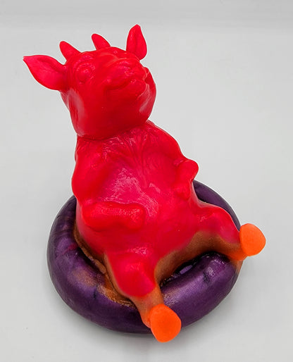 Floatie Goat - GITD/UV Soft silicone - GT-006