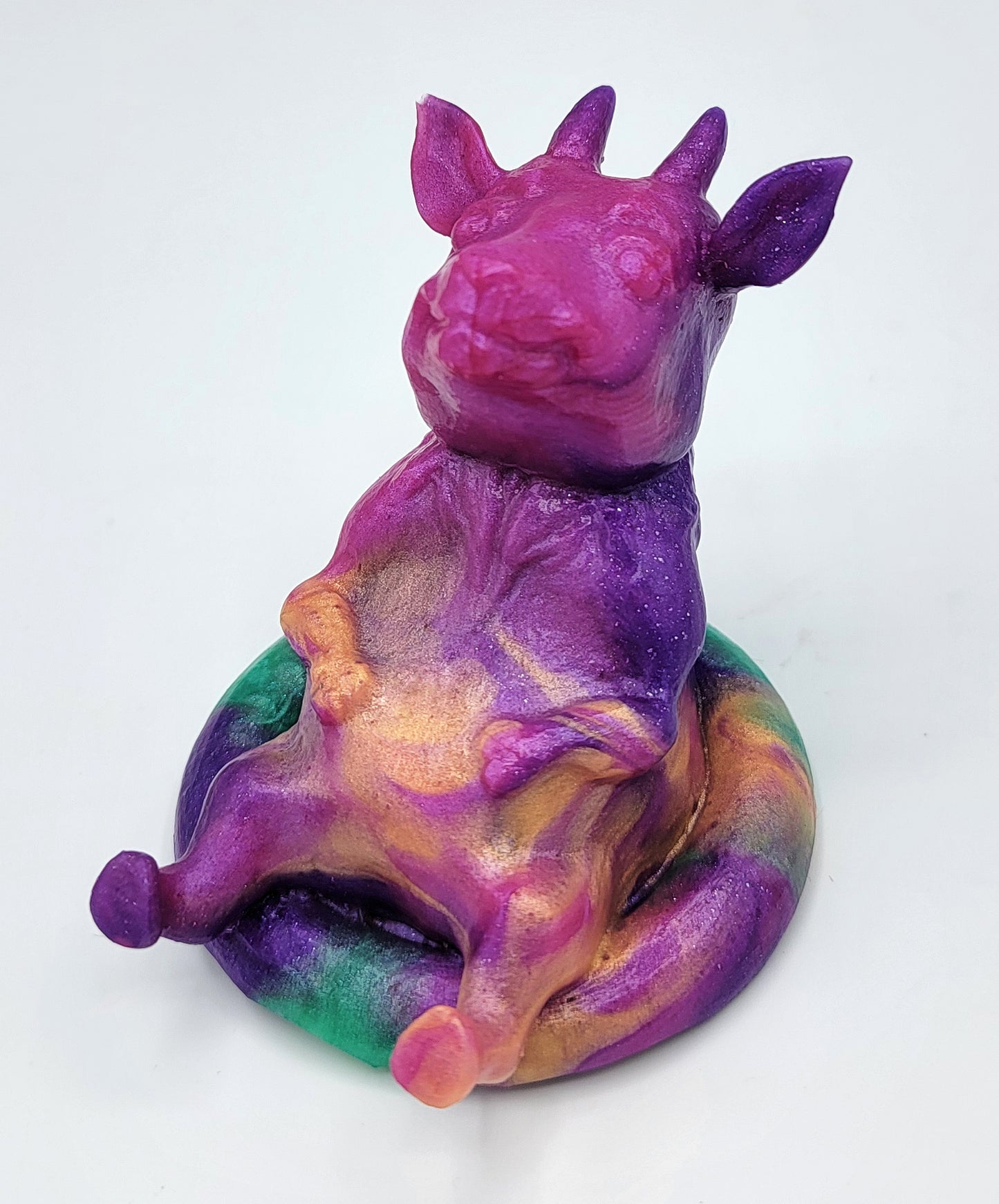 Floatie Goat - GITD Medium silicone - GT-013