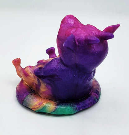 Floatie Goat - GITD Medium silicone - GT-013