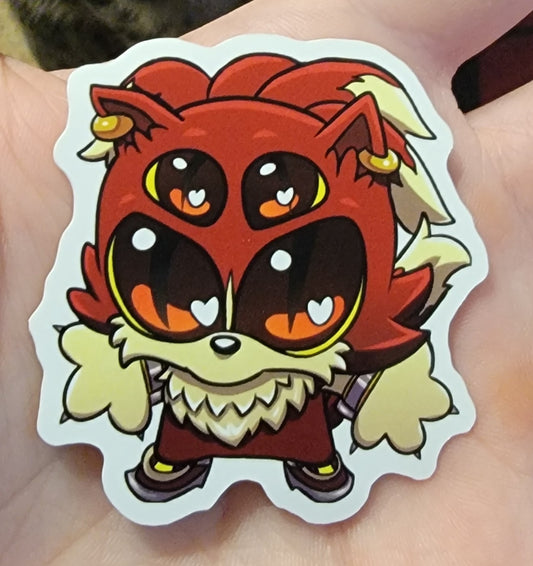 Pyre the Hellhound Sticker
